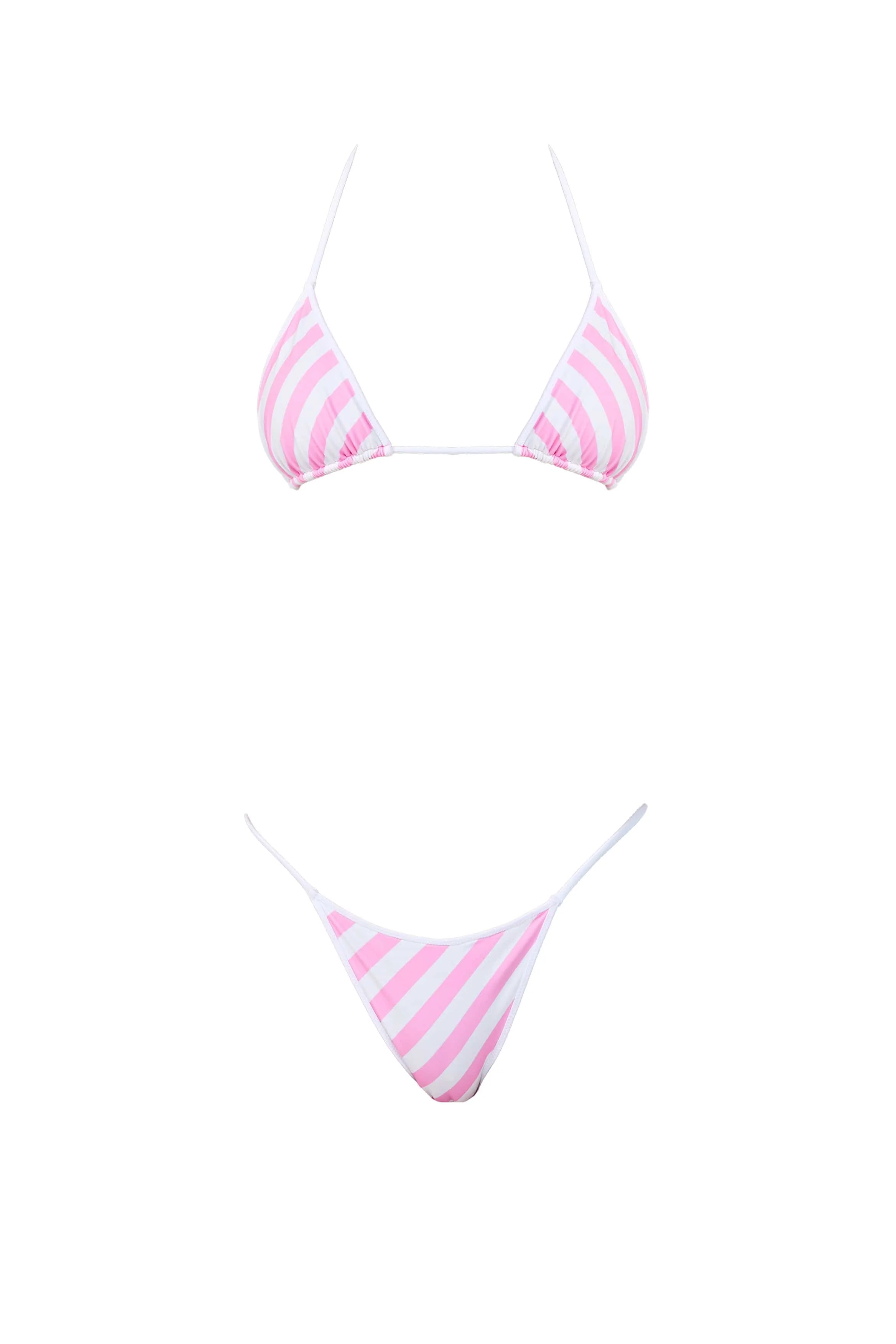 ISLE top- pink/ white stripe - Image 10