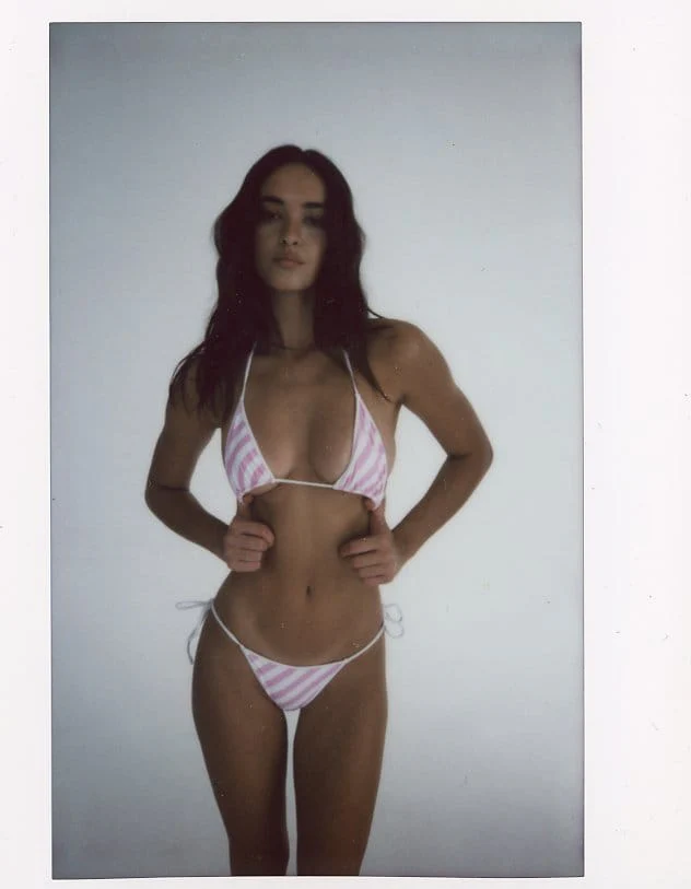 ISLE top- pink/ white stripe - Image 7