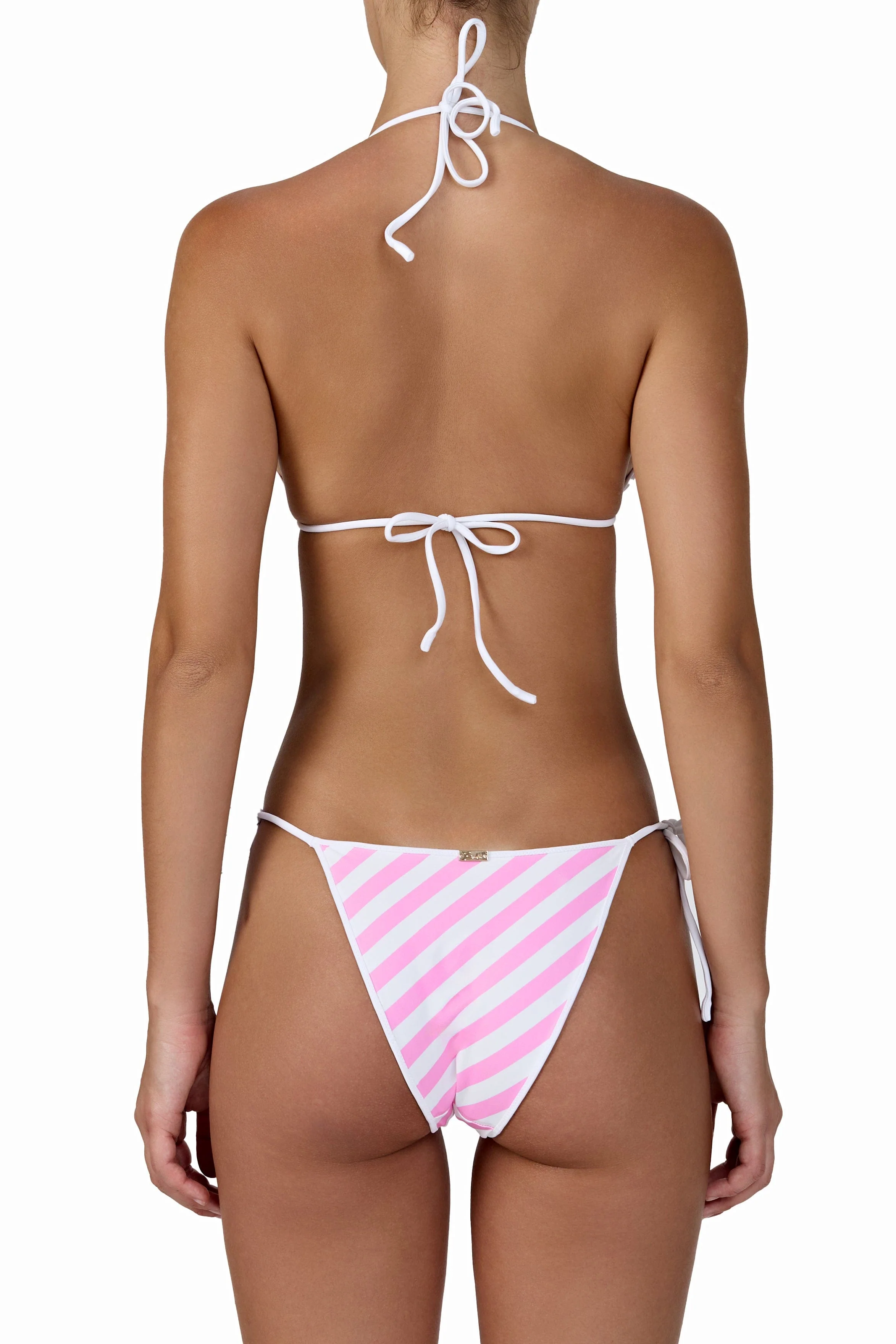 ISLE top- pink/ white stripe - Image 9