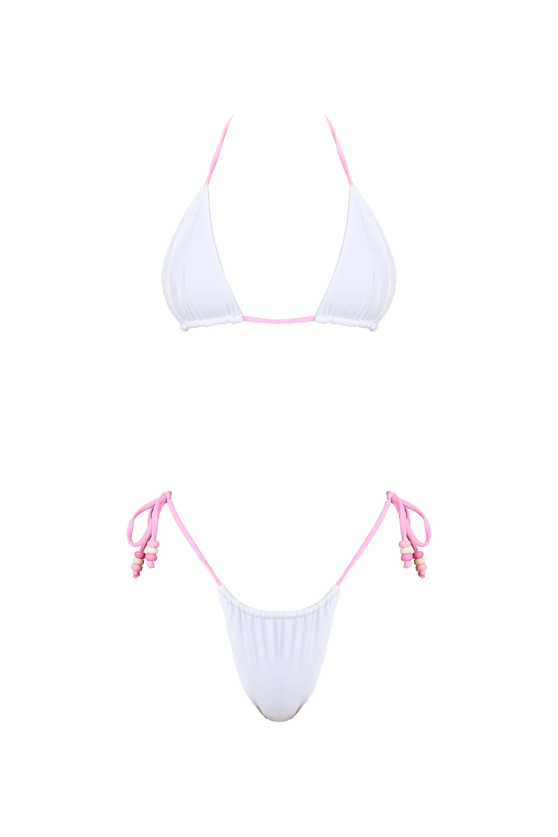 MALIBU top- white/ pink - Image 13