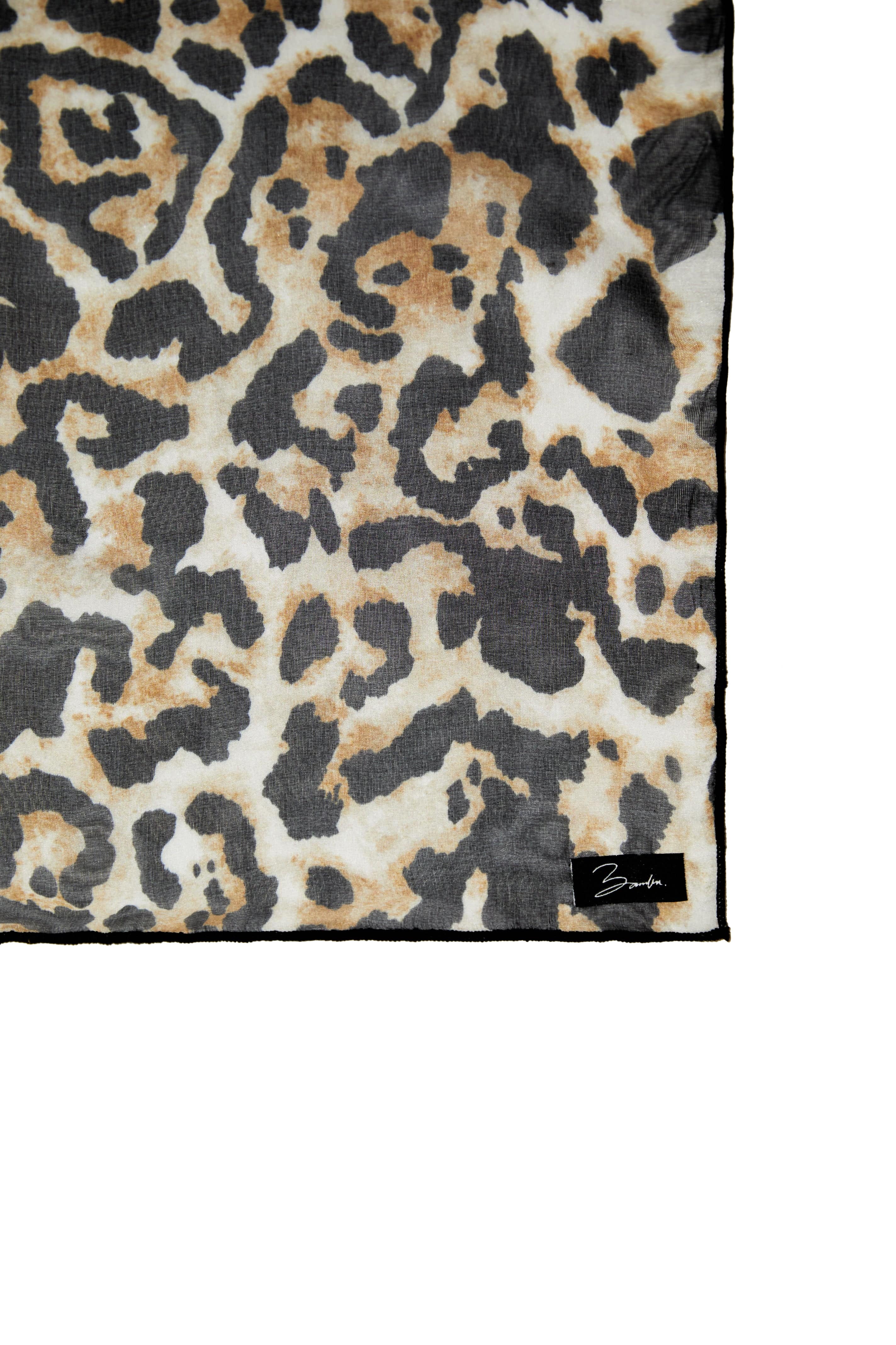 SILK scarf- leopard - Image 10